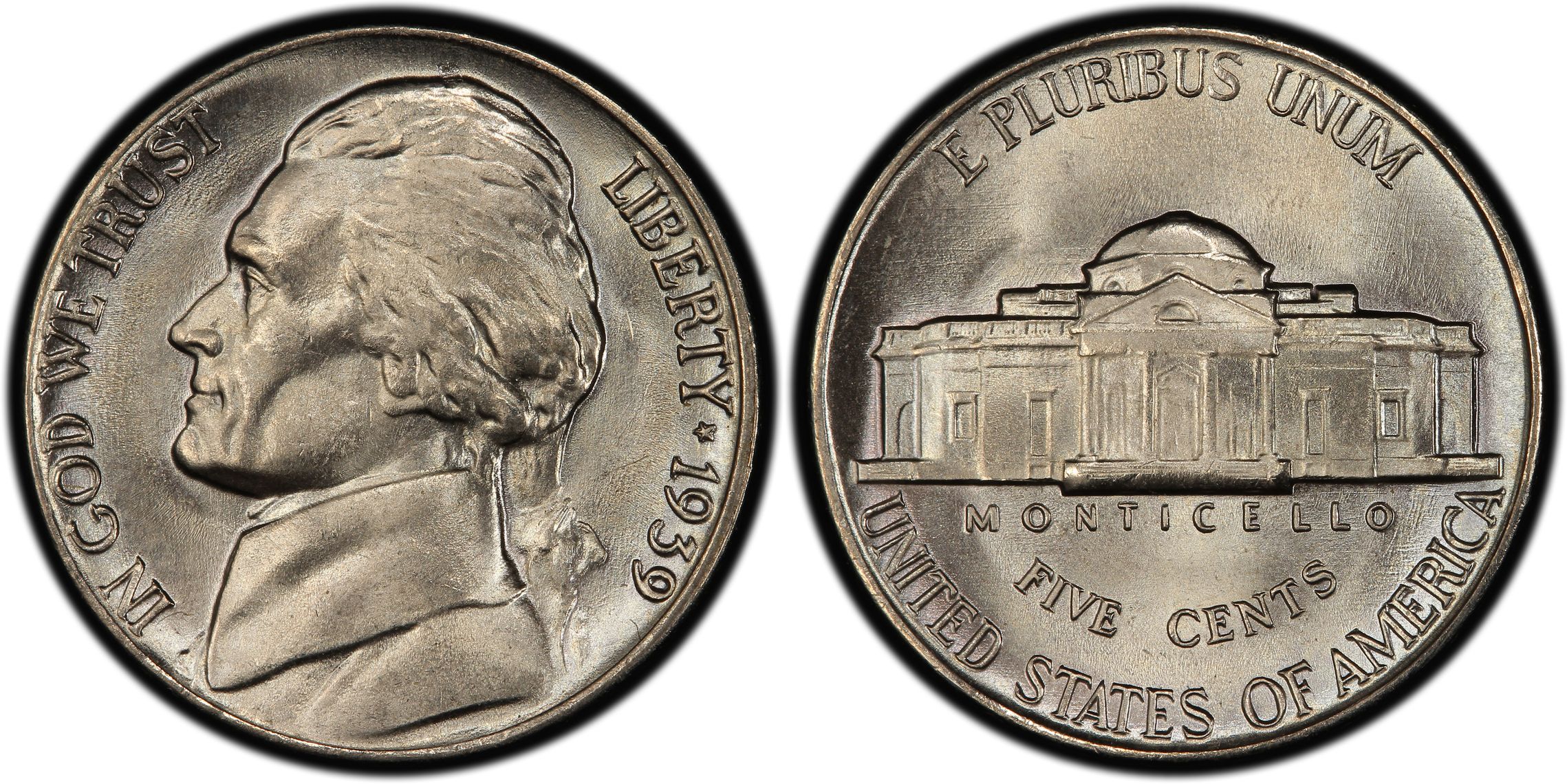 Most valuable nickels collection featuring key date Jefferson nickels